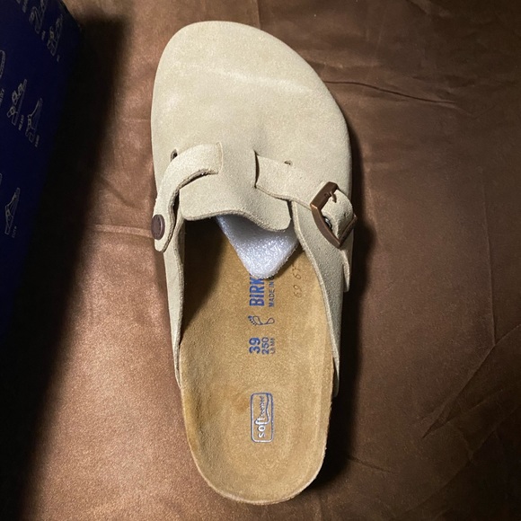 Birkenstock Clog Taupe Suede - US size 8-8.5 - Picture 12 of 12